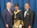 Joe Biden es incorporado como 'Maestro Masón' en la logia Prince Hall de Carolina del Sur