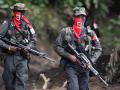 Guerrilleros del ELN se desplazan por la zona colombiana del Choco (Octubre 2023)