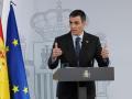 Pedro Sánchez, durante su comparecencia de este martes