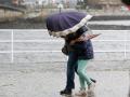 Viveiro, Lugo. Paso de un temporal de viento y lluvia por la costa gallega. La Xunta de Galicia ha decretado el nivel naranja en las costas de Pontevedra, Coruña y Lugo debido a las fuertes rachas de viento que azotarán la costa gallega