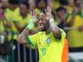 Neymar, en un partido con la selección brasileña