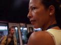 Eliana Guerrero en el metro de Barcelona