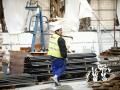 Un trabajador de la construcción.