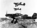Formación de Junkers Ju 87D sobre Yugoslavia, octubre de 1943