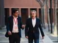 Óscar López y José Luis Rodríguez Zapatero