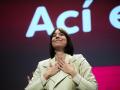 Diana Morant, en el 15º Congreso del PSPV-SPOE