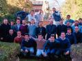 EL cardenal Cobo, en el centro, con los seminaristas y sus formadores