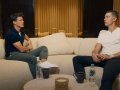 Cristiano Ronaldo con el periodista Edu Aguirre en la entrevista