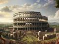 Recreación del Coliseo de Roma en el máximo esplendor del Imperio Romano