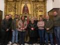 Grupo de devotos de la Virgen de la Sierra de Cabra