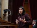 La consellera de Interior y Seguridad Pública, Nuria Parlon, en el Parlament