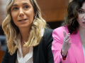 Fotomontaje de la portavoz del PSOE, Mar Espinar, y la presidenta de la Comunidad de Madrid, Isabel Díaz Ayuso