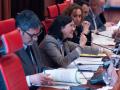 La consellera de Interior y Seguridad Pública, Nuria Parlon, este miércoles en el Parlament