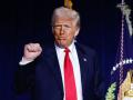 El presidente de Estados Unidos, Donald Trump, durante el Desayuno Nacional de Oración en el Washington Hilton