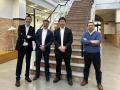 . Fernando Sánchez y los investigadores del Grupo TEC-Ener de la CEU UCH, que lideran el proyecto valenciano ReNewEdge presentado en Dinamarca.