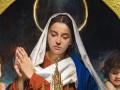Retrato de la Virgen María en un cuadro del malagueño Raúl Berzosa