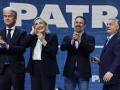 Santiago Abascal, Geert Wilders, Marine Le Pen y Viktor Orbán
