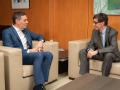 El presidente del Gobierno, Pedro Sánchez, y el presidente de Cataluña, Salvador Illa