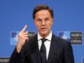 BRUSSELS (Belgium), 12/02/2025.- NATO Secretary-General Mark Rutte gives a press conference ahead to a North Atlantic Treaty Organization (NATO) Defense Ministers' meeting at the alliance's headquarters in Brussels, Belgium, 12 February 2025. (Bélgica, Bruselas) EFE/EPA/OLIVIER HOSLET