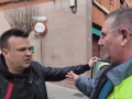 José Elías visita el barrio en el que creció
