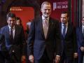 Felipe VI, Mazón y Cuerpo, este viernes, en Valencia