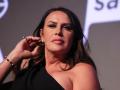 La actriz española Karla Sofía Gascón después de la proyección de 'Emilia Pérez'