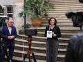 La consellera de Economía y Finanzas de la Generalitat, Alícia Romero, este viernes en Gerona