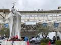 Exterior del Agostino Gemelli, donde está ingresado el Papa