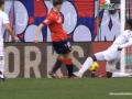 La acción de Camavinga sobre Budimir que el VAR sancionó como penalti