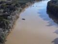 Un dron graba desde el aire otras siete narcolanchas 'paseando' por el Guadalquivir