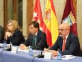 El alcalde de Madrid, José Luis Martínez-Almeida, y el delegado del Gobierno en la Comunidad de Madrid, Francisco Martín