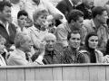 Jean Cocteau, Pablo Picasso y Luis Miguel Dominguin asisten a una corrida de toros en Francia