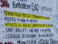 El horario de la actividad, que incluía el taller 'Apunta al facha'