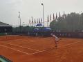 Partido de tenis en el Challenger de Brazzaville