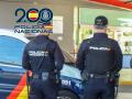 Agentes de la Policía Nacional en la estación de autobuses de Alicante