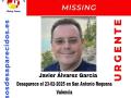 Se busca a Javier Álvarez García, desaparecido en Requena (Valencia)

REMITIDA / HANDOUT por SOS DESAPARECIDOS
Fotografía remitida a medios de comunicación exclusivamente para ilustrar la noticia a la que hace referencia la imagen, y citando la procedencia de la imagen en la firma
23/2/2025