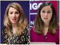 Montaje de Yolanda Díaz e Ione Belarra