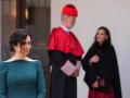 La presidenta de la Comunidad de Madrid, Isabel Díaz Ayuso, y los Reyes, Felipe VI y Letizia