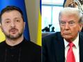 El presidente ucraniano, Volodimir Zelenski, y el estadounidense, Donald Trump
