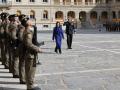 La ministra de Defensa, Margarita Robles, preside el acto de homenaje a los caídos civiles y militares en la guerra de Ucrania, en la Academia de Infantería de Toledo