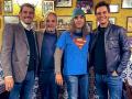 Chema Alonso, con Iker Casillas, David Summers y Christian Gálvez