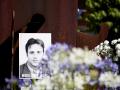 Una fotografía del concejal del PP Miguel Ángel Blanco, durante un homenaje en 2024