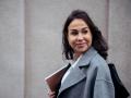 La expresidenta de ADIF, Isabel Pardo de Vera, a su llegada a declarar al Tribunal Supremo por el caso PSOE