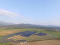 La central solar de Aghione, en Córcega