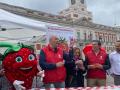 Manuel Piedra, secretario general de UPA Huelva, inaugura la campaña #YoComoFresasDeHuelva junto a Cristóbal Cano, secretario general de UPA