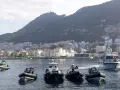 El Escuadrón de Gibraltar de la Royal Navy coordina maniobras militares en aguas de soberanía española