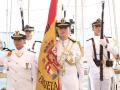 La Princesa de Asturias se estrena como abanderada en Montevideo