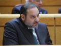 El exministro de Fomento José Luis Ábalos durante el pleno en el Senado en 2018