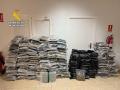Más de 110 kilos de marihuana incautada en Alicante que estaba preparada para distribuirse por el norte de Europa