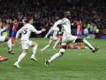 Antonio Rüdiger celebra la clasificación del Real Madrid a cuartos de final
